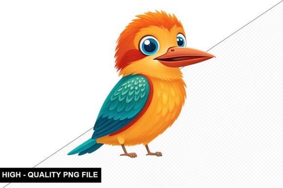 Download Funny Tropical Bird Clipart Design - Design Collection