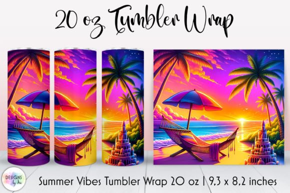 Download Tropical Summer Tumbler Wrap Design - Design Collection