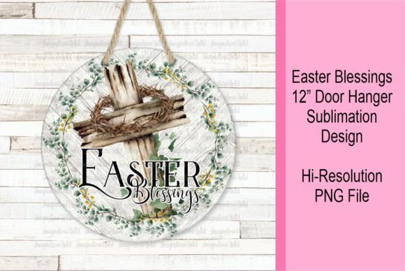 Download Easter Cross Door Hanger Design - Design Collection