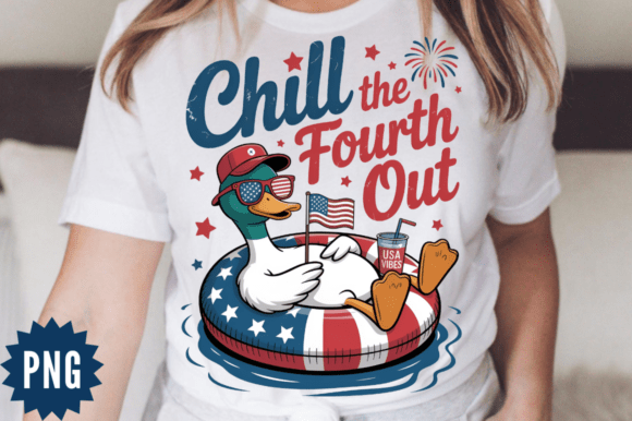 Download Chill Duck USA Float Sublimation Design - Design Collection