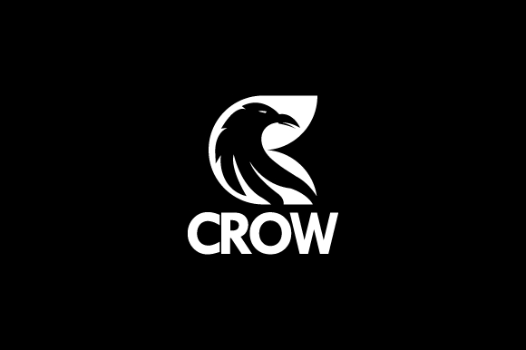 Download Creative Crow Bird Logo Design Template - Design Collection