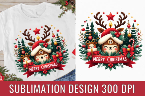 Download Merry Christmas Sublimation Design - Design Collection