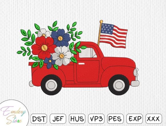 Download Patriotic Embroidery Design - Design Collection