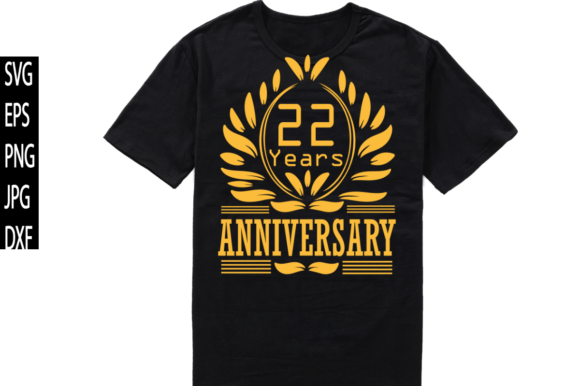 Download 22years Anniversary SVG Printable Design - Design Collection