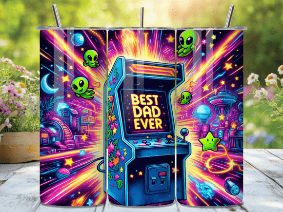 Download Arcade Game Best Dad Tumbler Wrap - Dad tumbler Collection