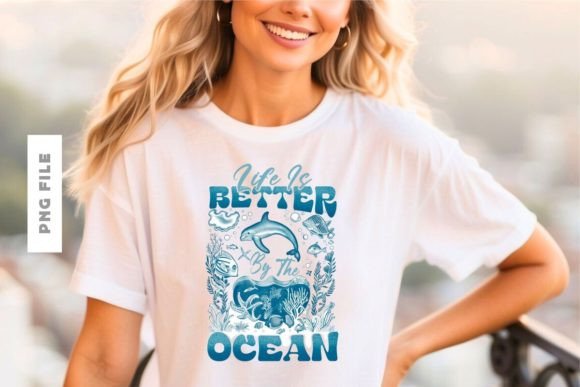 Download Life is Better by the Ocean Design - Design Collection