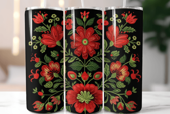 Download Floral 20 Oz Sublimation Tumbler Design - Design Collection