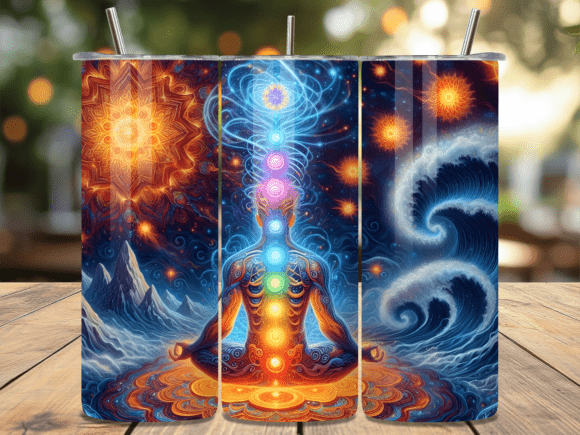 Download Cosmic Aura Energy Tumbler Wrap Design - Design Collection