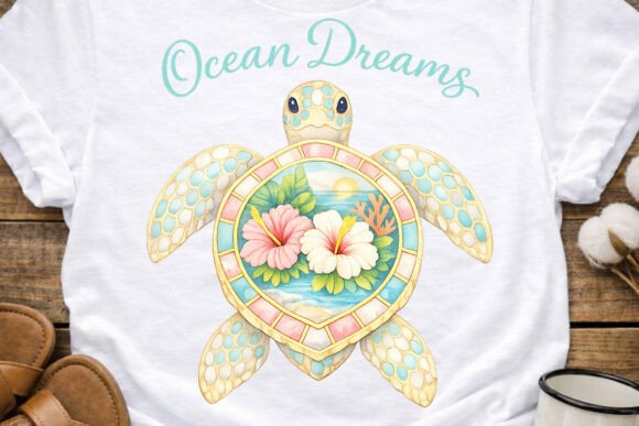 Download Ocean Turtle Summer PNG Design - Design Collection