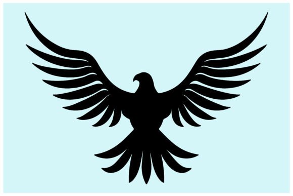 Download Eagle Wings Spread Silhouette Design - Design Collection