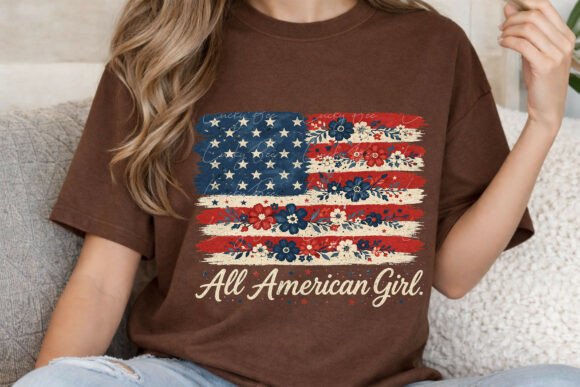 Download Floral USA Flag Design | Patriotic Pngt - Design Collection