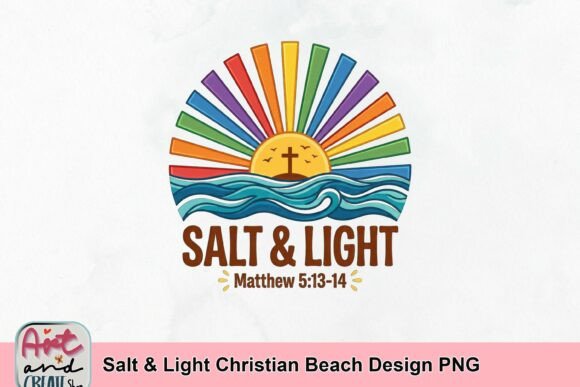 Download Salt &amp; Light Christian Beach Design PNG - Design Collection