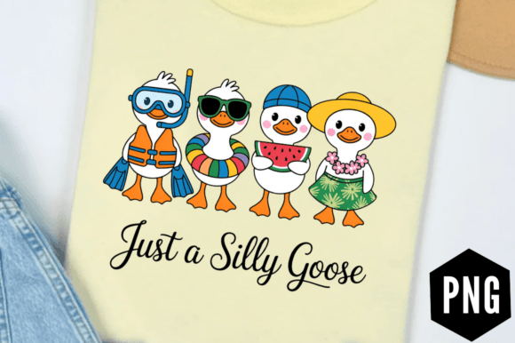Download Just a Silly Goose Summer PNG Design - Design Collection