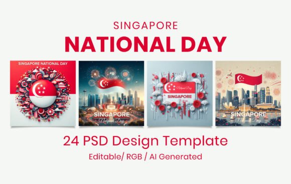 Download Singapore Day PSD Banner Designs - Design Collection