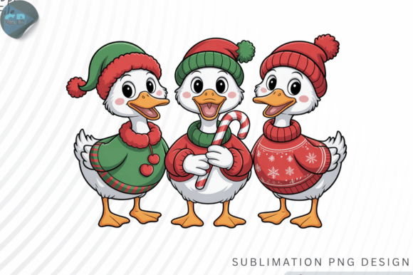 Download Christmas Goose PNG Design - Design Collection