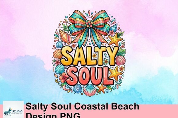 Download Salty Soul Coastal Beach Design PNG - Design Collection