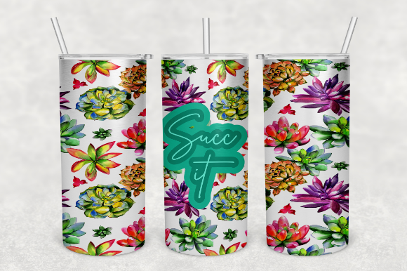 Download Sublimation Tumbler Design Succulent - Design Collection