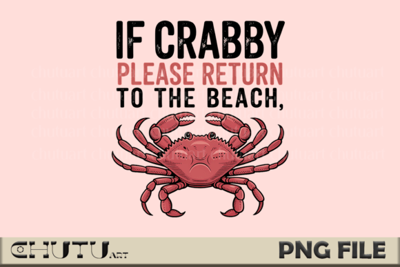 Download Crabby Mood PNG - Funny Beach Design - Design Collection