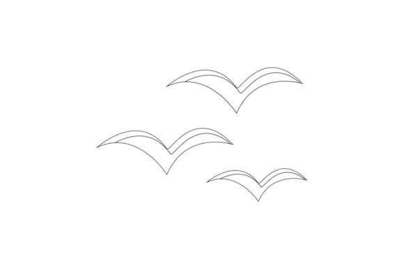 Download Summer Design Bird Outline - Design Collection