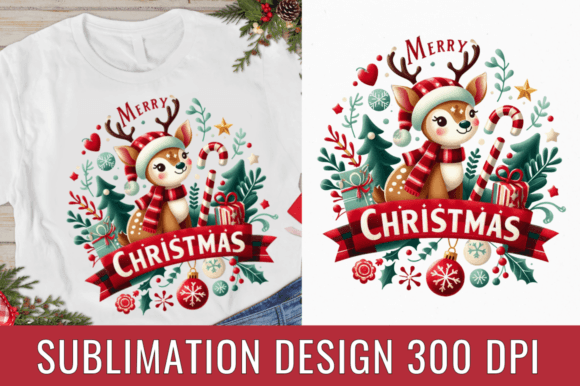 Download Merry Christmas Sublimation Design - Design Collection
