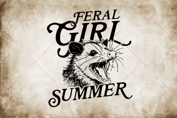 Download Feral Girl Summer Summer PNG Design - Design Collection