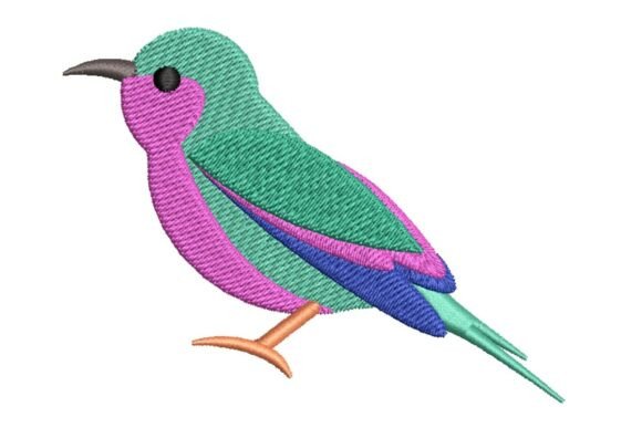 Download Fun Tropical Bird Embroidery Design - Design Collection