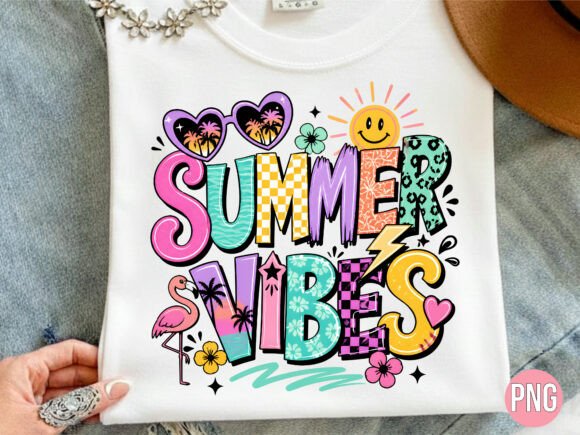 Download Retro Summer Vibes Beach Design PNG - Design Collection