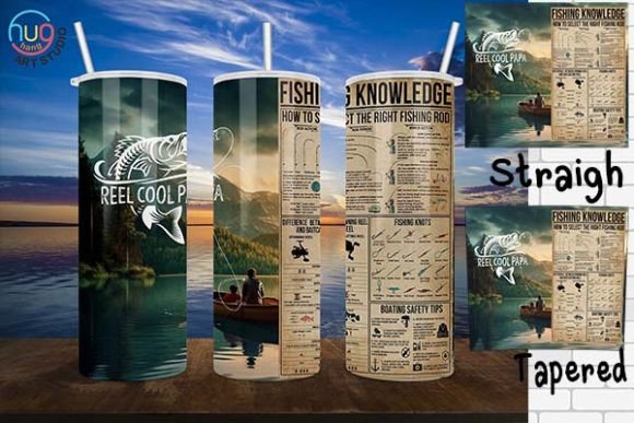 Download Fishing Knowledge Reel Cool Dad Tumbler - Dad tumbler Collection