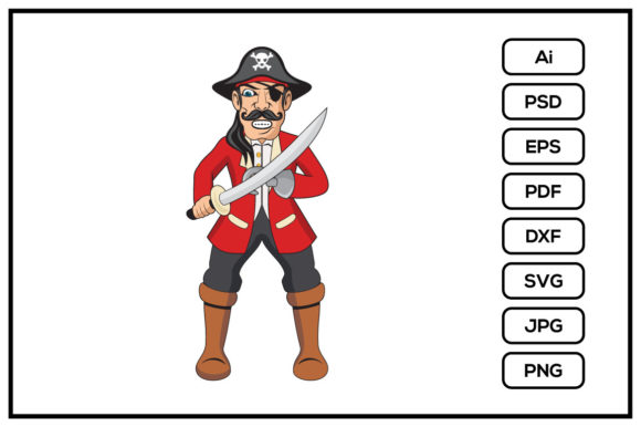 Download Cartoon of Pirates Design Illustration - Design Collection